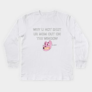 Whats even going on Kids Long Sleeve T-Shirt